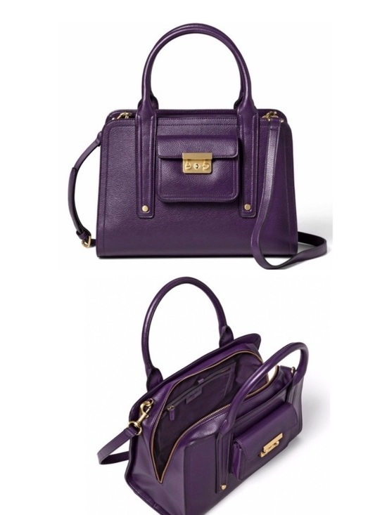 3.1 Phillip Lim for Target Handbags - 3.1 Phillip Lim for Target Purple Leather Top-Handle Satchel